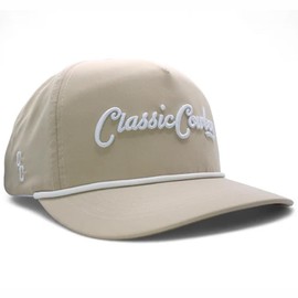 Classic Cowboy The Wrangler Adjustable Snapback Hat Khaki