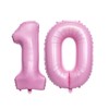 BlingABC 40 Inch Pastel Pink Number 10 Balloons 10th Birthday