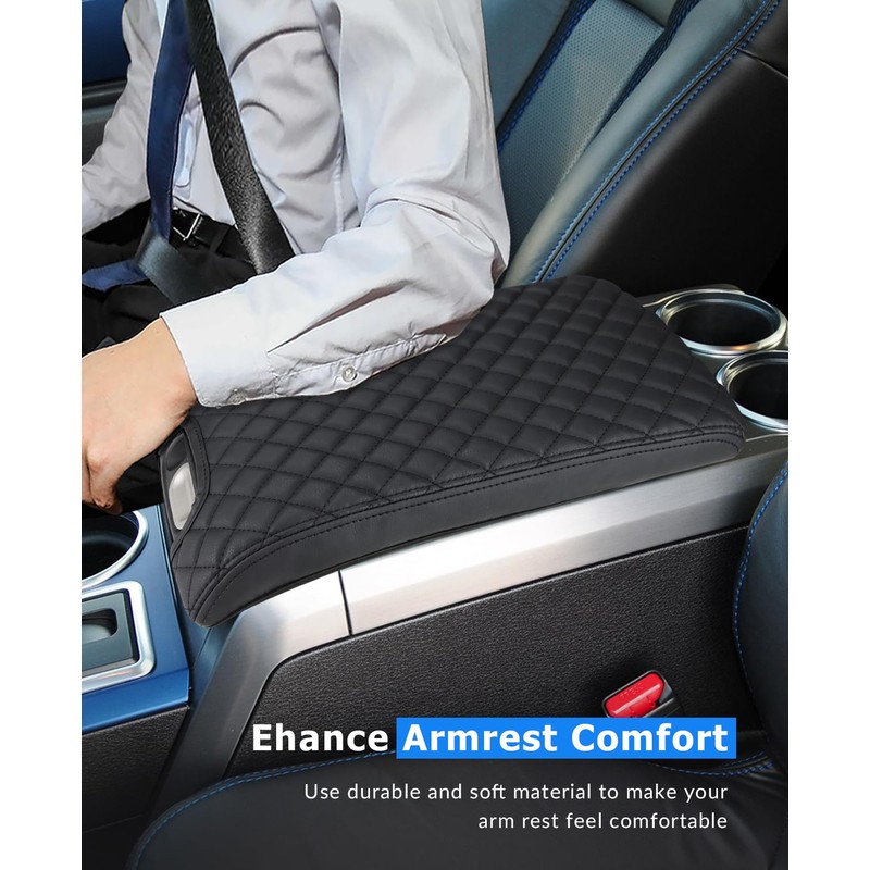 INTGET Center Console Armrest Cover for Ford F150 Accessories 2009