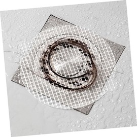 Mipcase 28Pcs Round Disposable Hair Catcher Stickers Drain Covers for Shower Kitchen Bathroom Hair Stopper for Clean Drains Clog Prevention