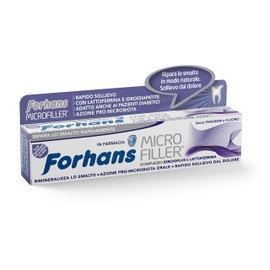 Forhans, Micro Filler Remineralizing and Protective Dentin Toothpaste Strengthens and Repairs Enamel, Parabens and Fluorine 75ml