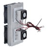 Radiator Cooling Fan System Equipment Electronic Dual Cooler 120W 12V