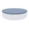 Funsicle 18 Foot Durable Round Pool Cover with Adjustable Drawstring