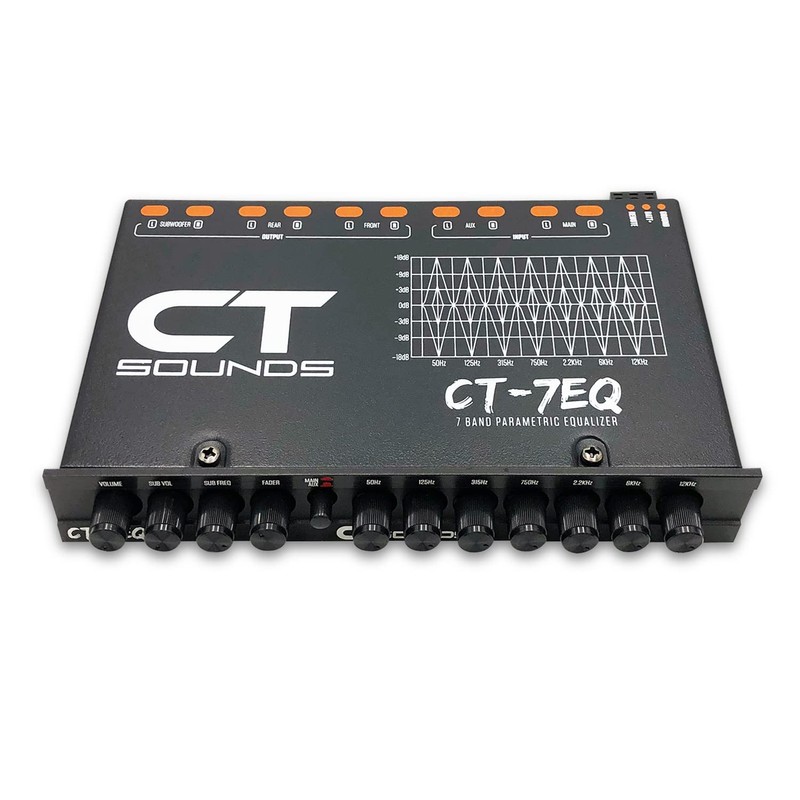 CT Sounds CT-7EQ 7 Band 1/2 Din Parametric Car Audio