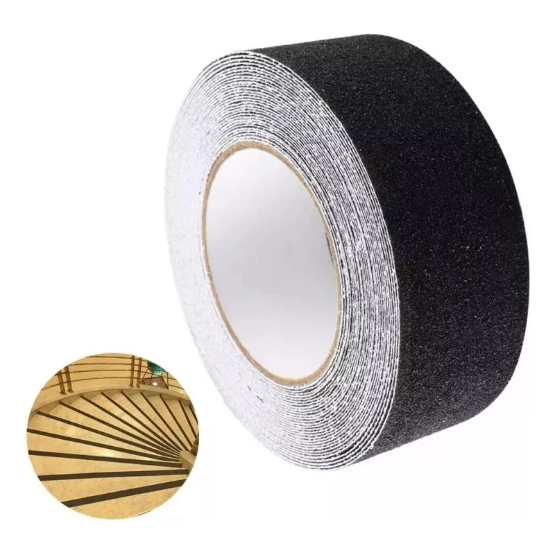 RIVERSOFY Cinta Antiderrapante Gruesa Y Resistente De 5mx2.5 4 Piezas