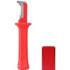 Cuchillo Pelacables Eléctrico de Seguridad, Aislamiento Rojo