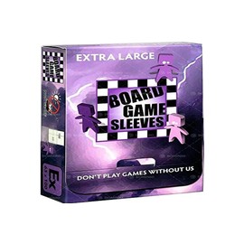 Arcane Tinman ART10427 Board Game Sleeves: Extra Large (Non-Glare) 65x100mm Card, Clear