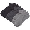 Camano Men's Ankle Socks, Grey (49 Dark Grey, Light Grey
