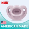 NUK Timeless Comfy Pacifier | 100% Silicone, One-Piece Design |
