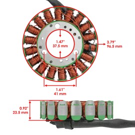Celox Stator & Gasket for Yamaha Raptor 250 YFM250 R YFM250R YFM 250R 2008 2009-2013