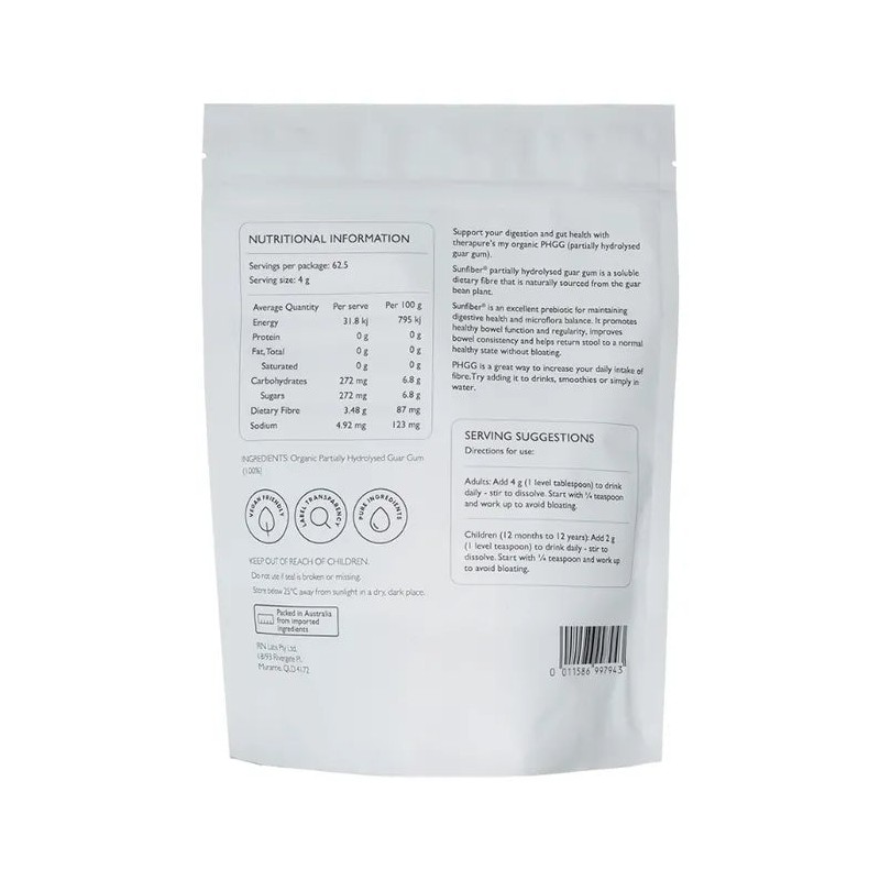 Therapure MTHFR Wellbeing My Organic PHGG 250G