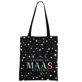 ACOTAR Inspired Gift Crescent City Gift Throne of Glass Merch Living in Maas Hysteria for SJM Fan, Maas tote bag