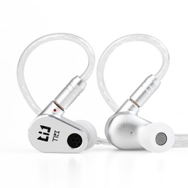 TRI DRACO 2DD HiFi IEM In-Ear-Kopfhörer mit offener Rückseite mit Frontkavität Leistungsstarke Midbass Kopfhörer mit versilbertem Kupferdraht für Musikband
