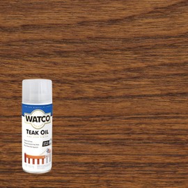 Watco Teak Oil Wood Finish Spray, 11.25 oz, Clear, 6 Pack