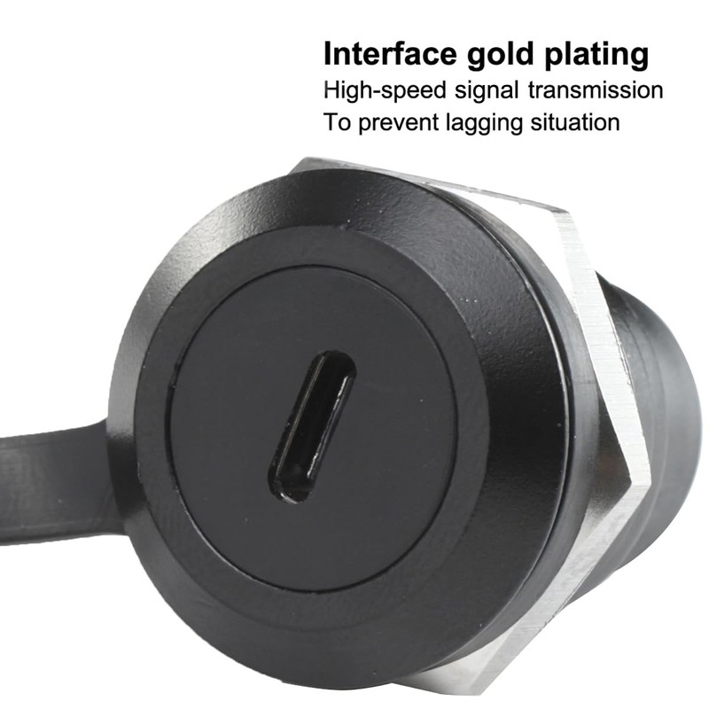 Greluma USB 3.1 Type C Coupler for Panel Mounting, Female