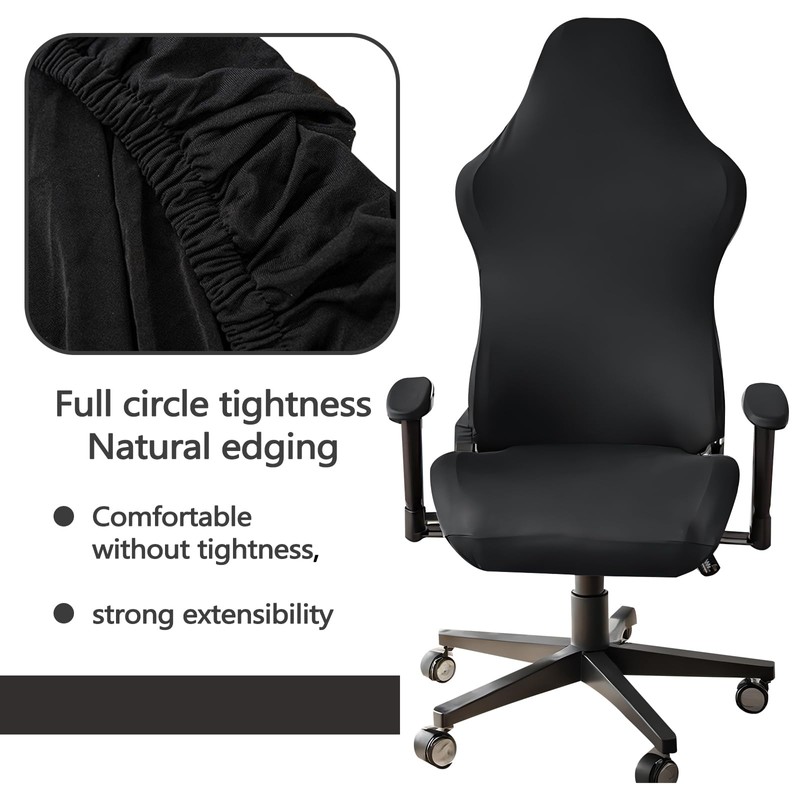 Thatyro Polyester Gaming Chair Cover Set, Stretchable Game Chair Slipcovers
