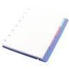 Filofax A5 Refillable Pastels Notebook - Vista Blue