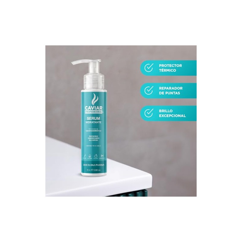 Trio Serum Hidratante para cabello | Protector térmico | Sellador
