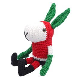NASKA HTS-1 Amigurumi Kit, Yuri of the Rabbit Christmas Color (Made of Ghazard Cotton), Elta Design, Hiroko Takeda
