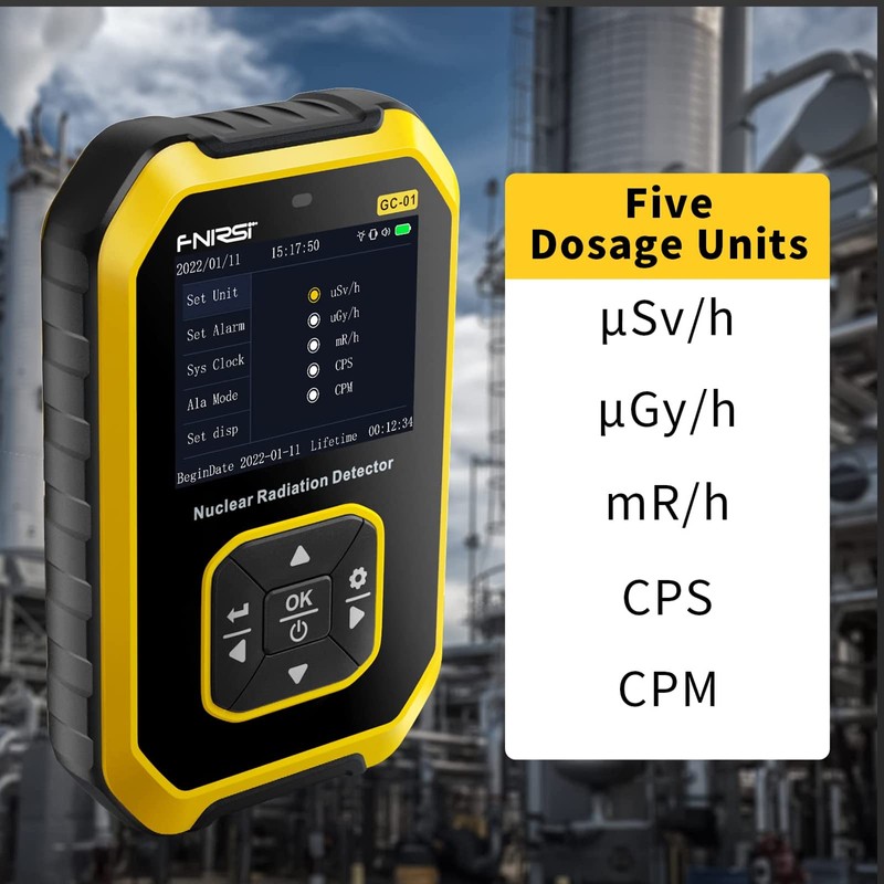 Radiation Measurement Instrument, Geiger Counter, High Precision, Nuclear Radiation Detector,