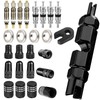 JONMON Valve Core Remover Tool, 26Pcs Bicycle Tire Presta and