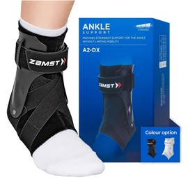 Zamst A2-DX Sports Ankle Support - Breathable Ankle Support for Men and Women with Reinforced Stabilizers for Severe Ankle Sprain