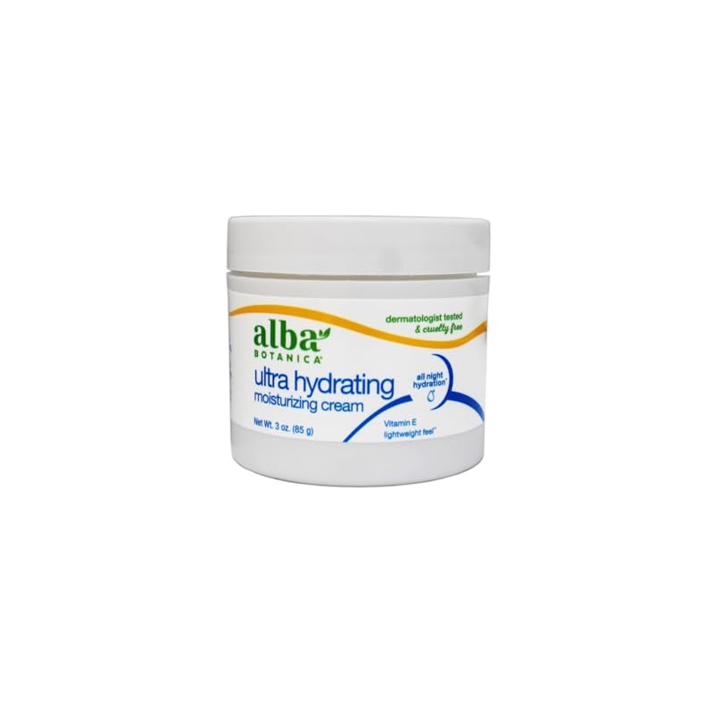 Alba Botanica, Cream Moisture Jasmine Vitamin E, 3 Ounce