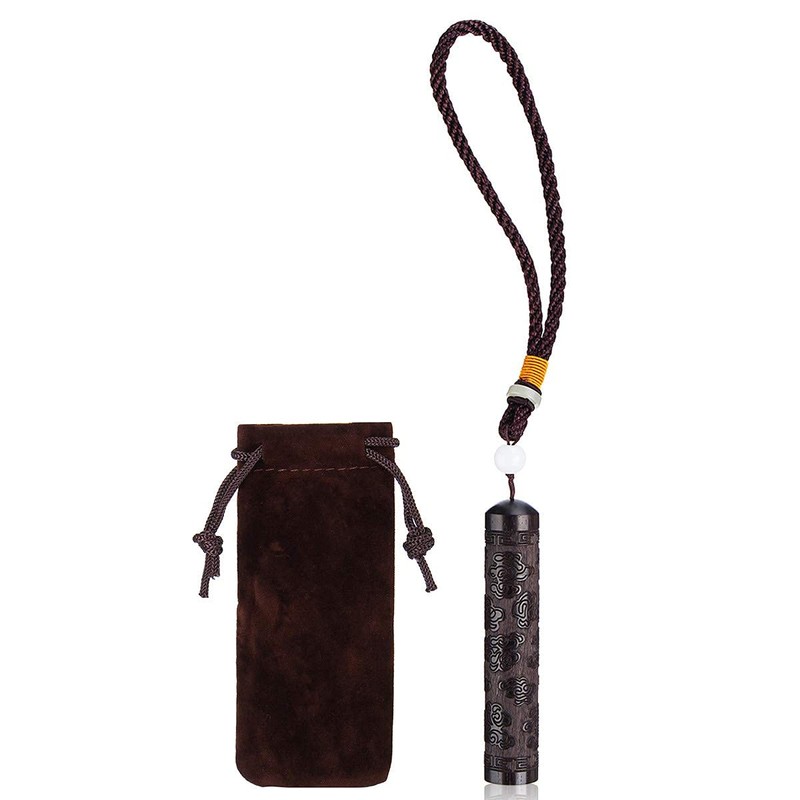 DyNamic Sniffle Bottle Spoon Bullet Ebony Portable Vial Fragrance Toothpick