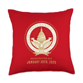 Commemorate 60th Presidential Inauguration President Trump Throw Pillow