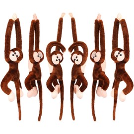 6Pcs 24 Inch Long Arm Monkey Plush Toy Stuffed Animal Monkey Cute Home Decor Birthday Christmas Gifts