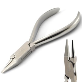 MEDENTRA Professional Dental Pliers Orthodontic Ligature Cutters & Wire Bending Loop Forming Tools - Premium Orthodontic Instruments for Braces (Light Wire Plier 13.5cm)