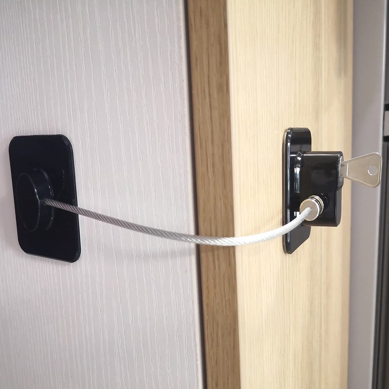 YEYA Refrigerator Lock, Mini Fridge Lock for Kids, Child Safety