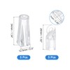 uxcell Blind Wand Tilt Hook and Curtain Cords Fixture, 10Pcs