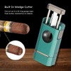 Visol Diablo Butane Torch Triple Flame Refillable Gas Lighter, Built