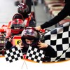 12pcs Racing Flags, 8x5.5in Small Mini Race Checkered on Sticks