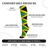 AIMASTZ Jamaican Flag Compression Socks Women Men, Calf Knee High
