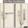 Alise Chain Door Guard Lock,Door Chain Locks with Safety Spring
