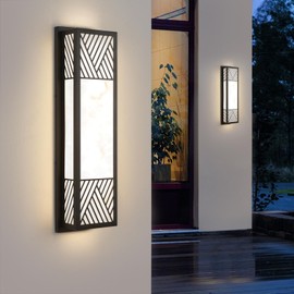 YAOWSZM Outdoor Wall Light Led Outdoor Sconce 26W Modern Porch Lights 24.8in Exterior Light Fixture for House Front Door Patio