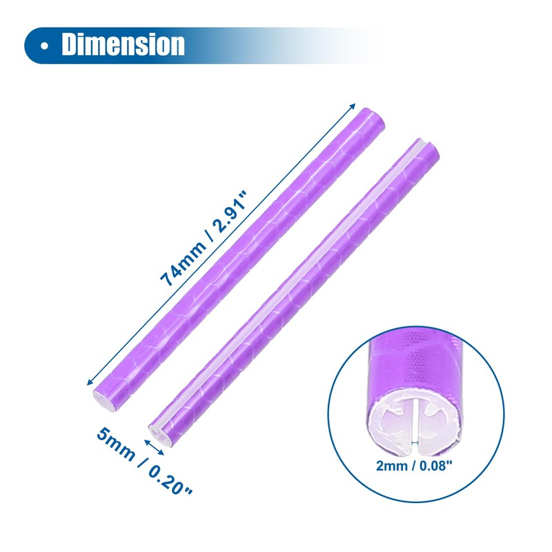 QUARKZMAN Pack of 36 Purple Bicycle Reflector Reflective Version Durable