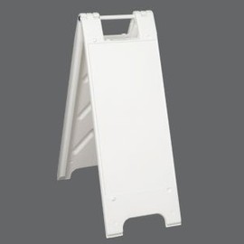 Blank Minicade A-Frame Portable Sign Stands, Color=White