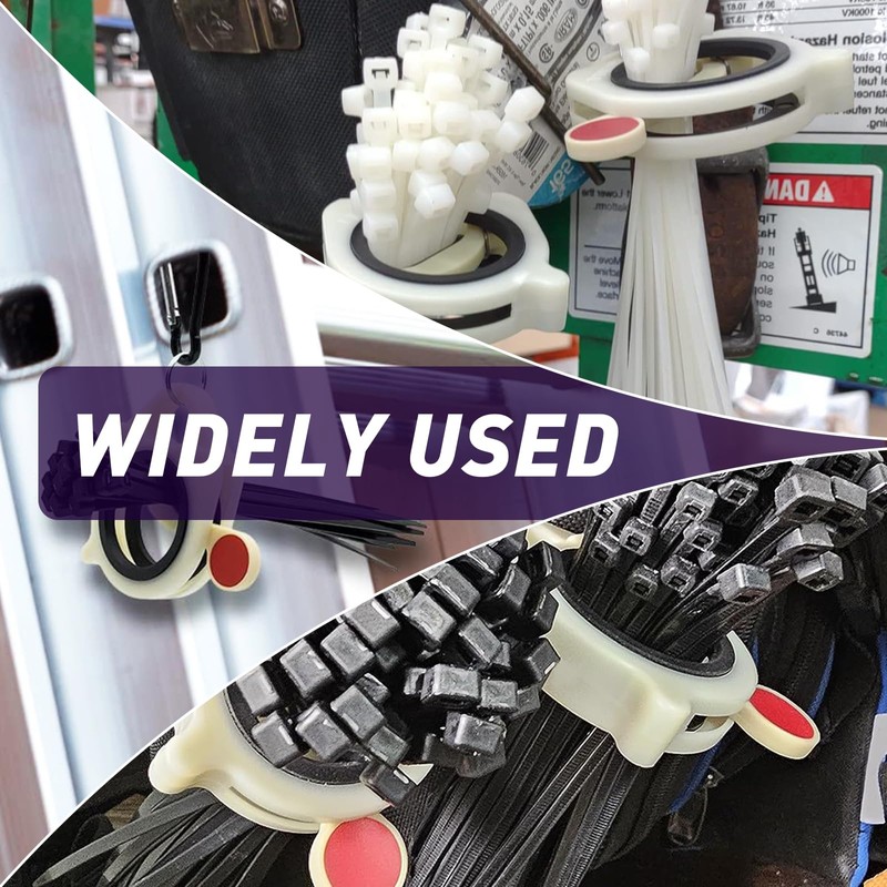 Cable Tie Holder Set of 2 Cable Tie Organizers Insulating