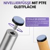 Filzada 10 x PTFE Adjustable Feet M6 - Levelling Feet