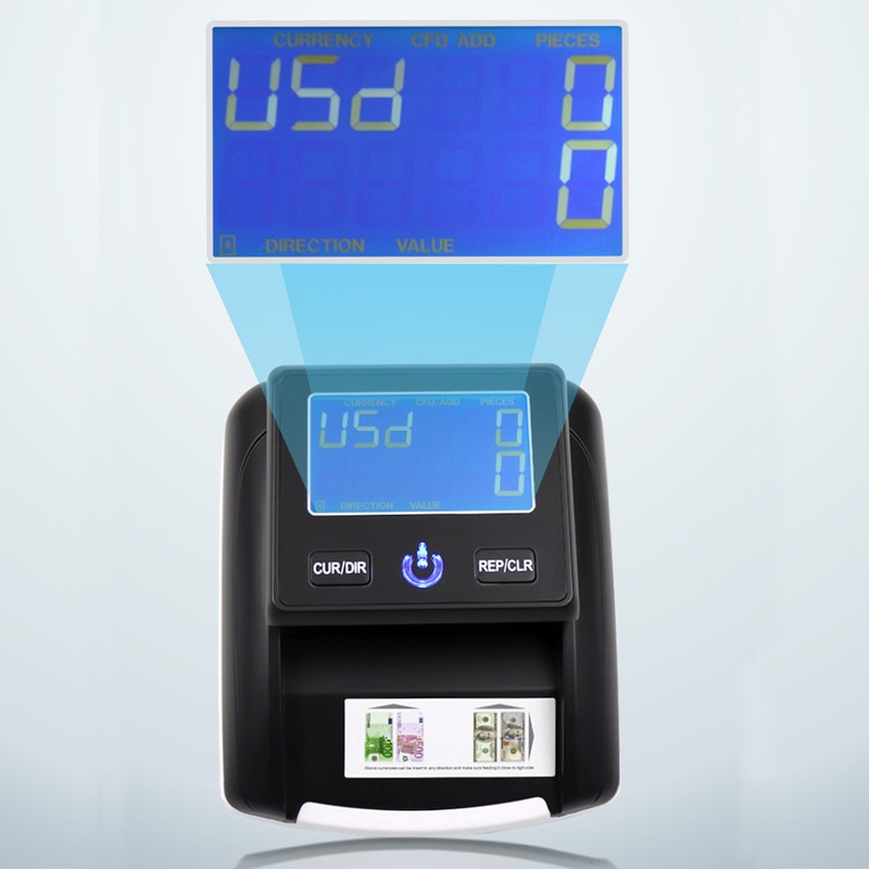 Banknote Detector Small Portable Convenient Digital Technology Intelligent Money Counter