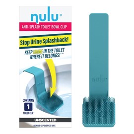 Nulu (1 Pack) Toilet Urine Anti-Splash Clip, Gift for Men and Boys, Unscented, Reduce Urine Splashback, Urine Splash Guard, Potty Training Aid