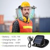 1 Set Sun Hard Hat Shade Full Brim Hard Hat