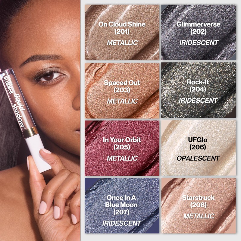 REVLON Glimmer Liquid Shadow, Smudge-Proof Shimmer Eyeshadow Makeup, Long Lasting,