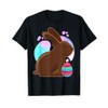 Cute Chocolate Bunny Easter Egg Lover Gift T-Shirt