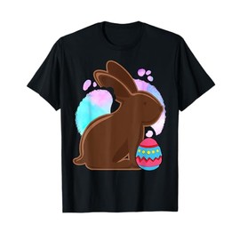 Cute Chocolate Bunny Easter Egg Lover Gift T-Shirt