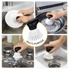 MR.SIGA Dish Scrub Brush, Palm Brush Dish Scrubber with Ergonomic