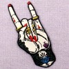 Rock and Roll Tattoo Hand Symbol Finger Sign Patch Embroidered
